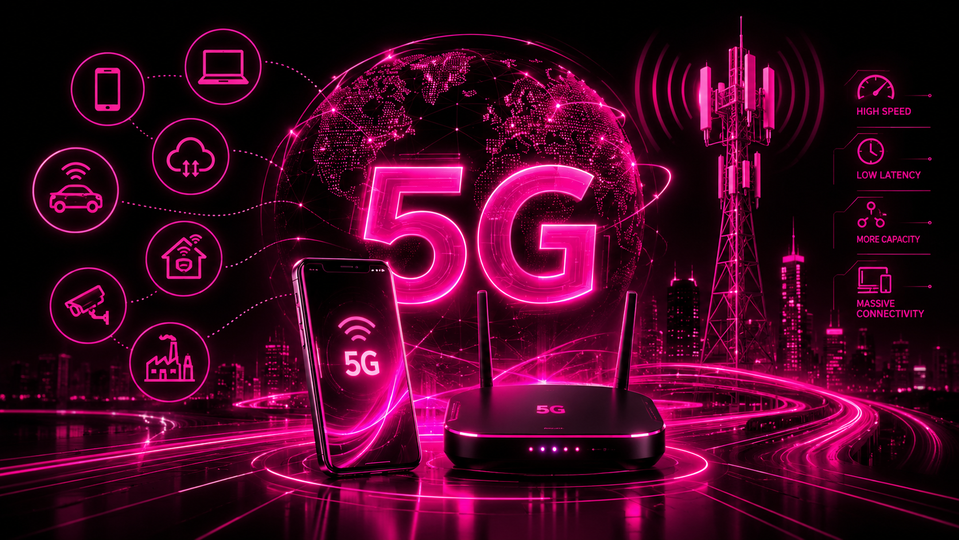 اینترنت نسل پنجم (5G) چیست؟ بررسی مزایا، نحوه کار و تفاوت با 4G